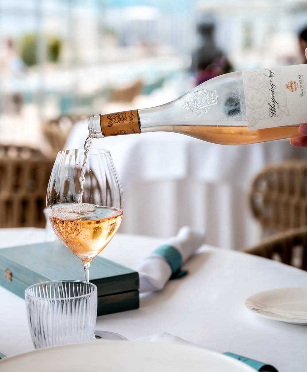 Carta dei vini del ristorante Amarmio con etichette pregiate a Jesolo
