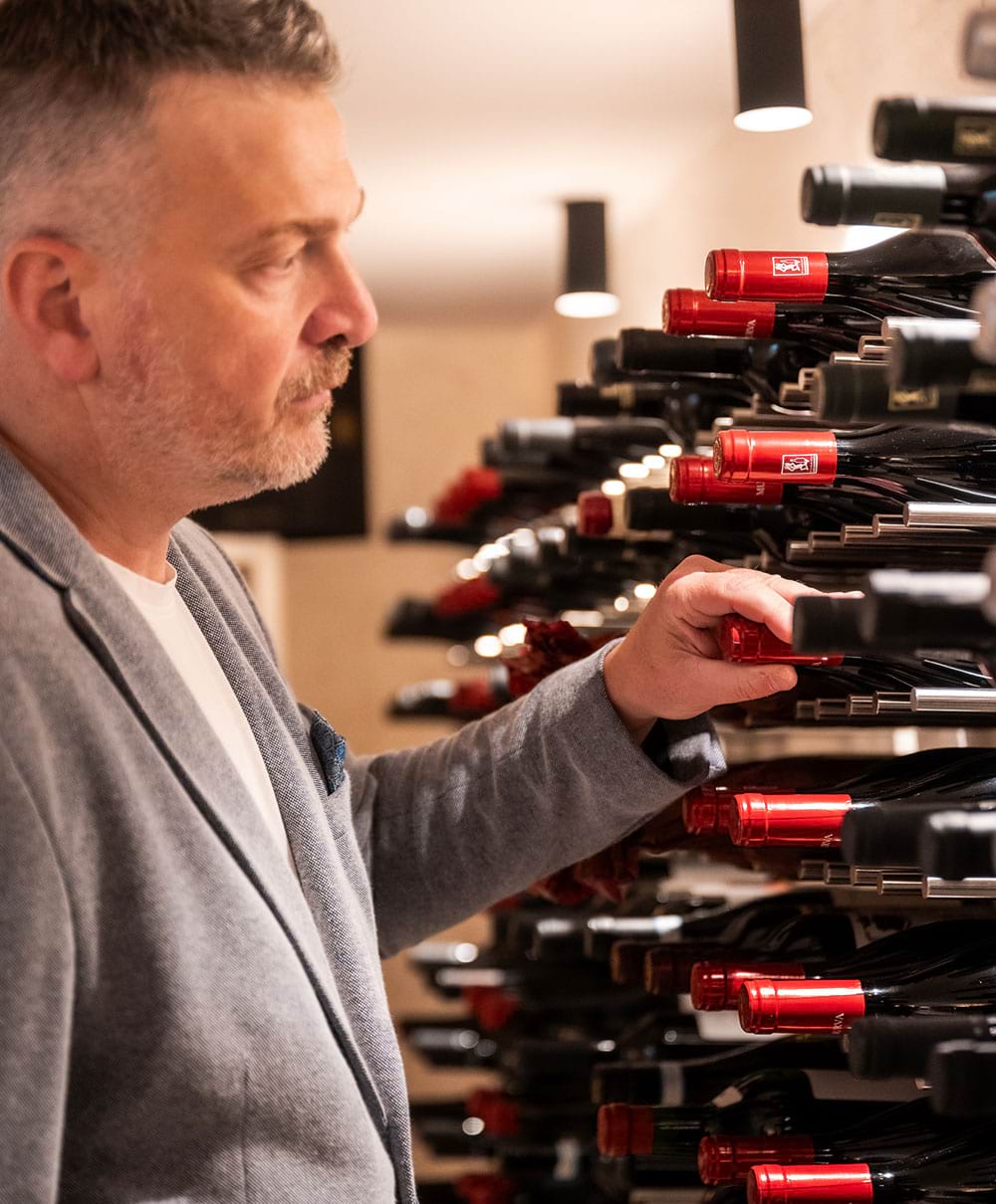 Degustazioni private nella cantina riservata del ristorante Amarmio a Jesolo