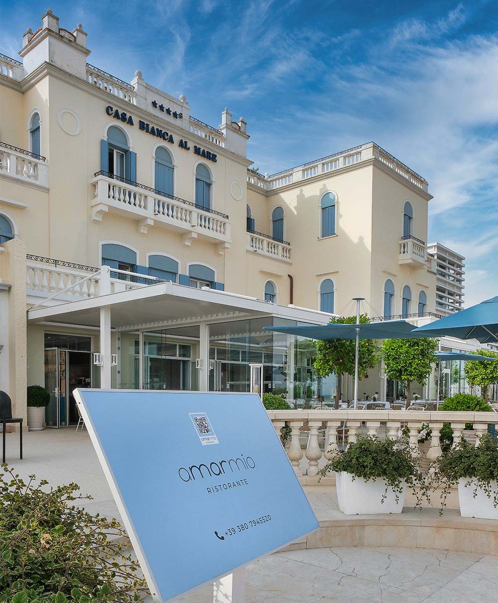 Ristorante con terrazza panoramica fronte mare a Jesolo